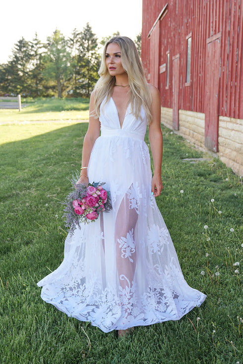 White Wedding Beach Maxi Dress | ShopSkaira M White Wedding Beach Maxi Dress | ShopSkaira M