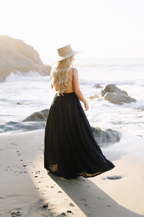 Dress Casual Flowy Black Boho Dresses Black Maxi Dress Beach Wedding Dress Boho Dress Open Back Dress Casual Flowy Black Boho Dresses Black Maxi Dress Beach Wedding Dress Boho Dress Open Back