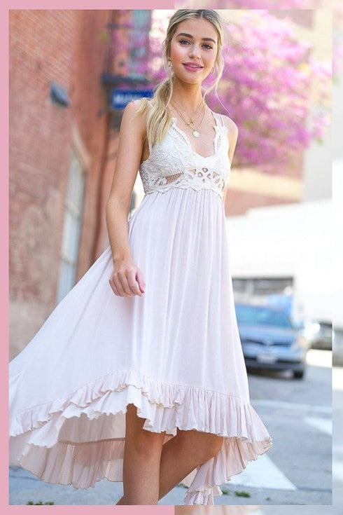 Boho Lace White Open Back Dress| ShopSkaira SKAIRA Boho Lace White Open Back Dress| ShopSkaira SKAIRA