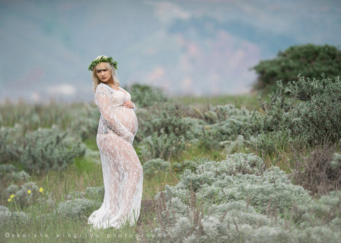 Milk Bath White Lace Maternity Dress | ShopSkaira SKAIRA Milk Bath White Lace Maternity Dress | ShopSkaira SKAIRA
