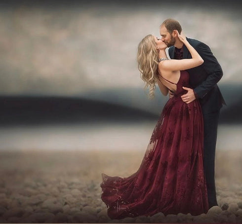 burgundy maternity dress for photoshoot Burgundy Tulle Maternity Gown Maternity Photography Photo Shoot reathua