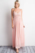 Pink Open Back Maternity Pregnancy Dress For Photoshoot